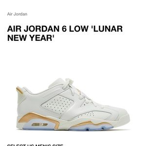 Air Jordan 6 Low 'Chinese New Year.'